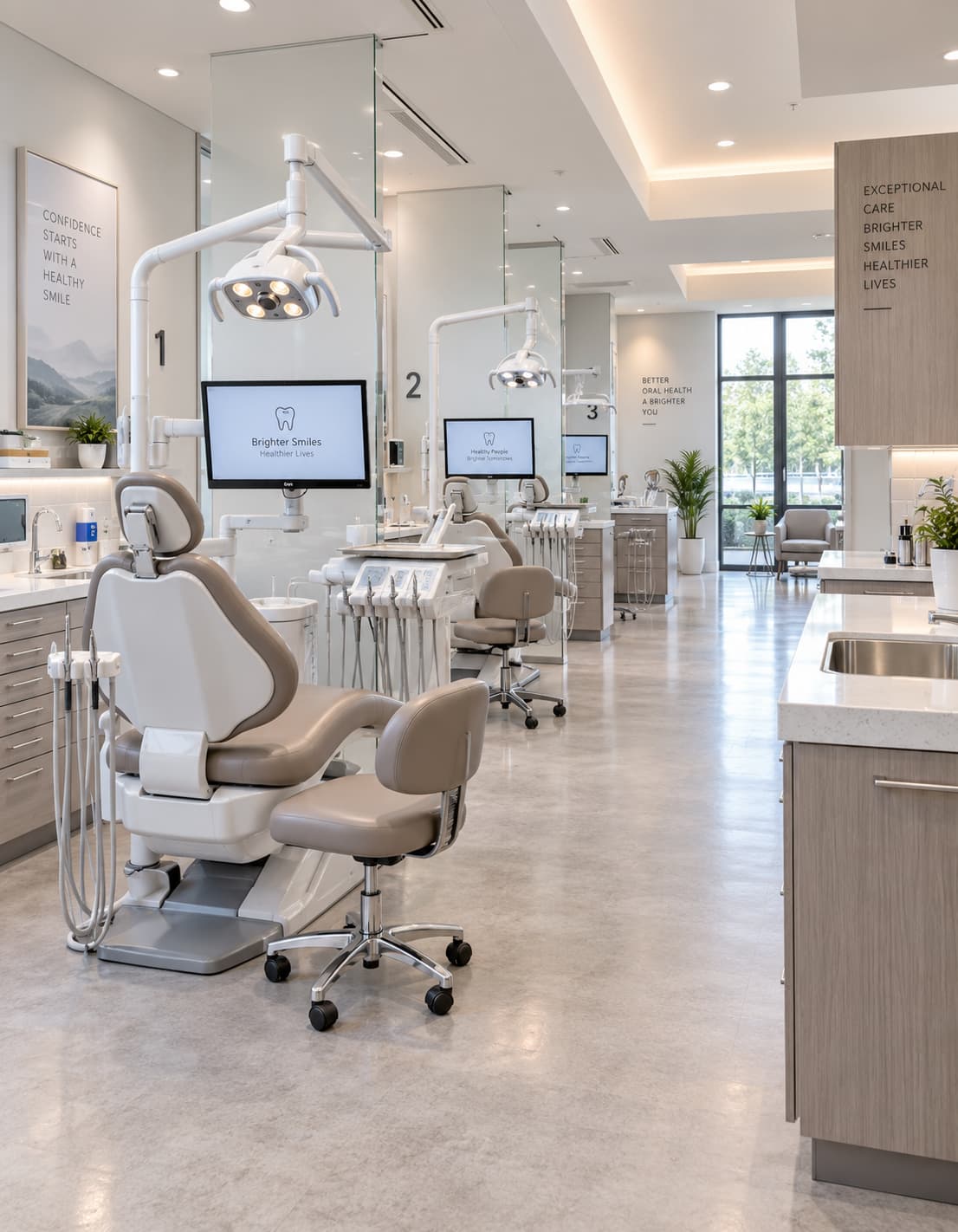 Modern dental office captured for a 360° virtual tour